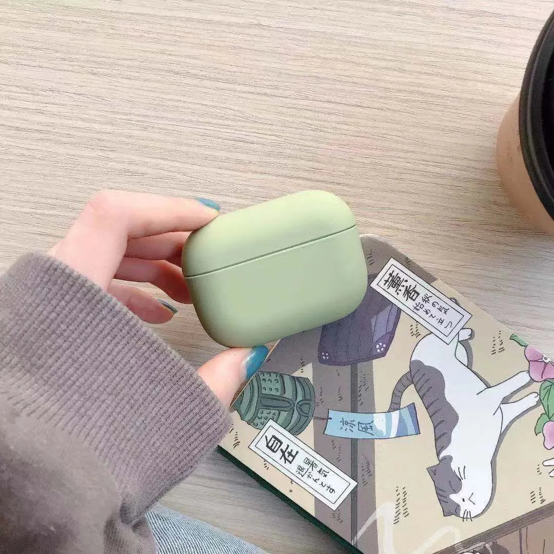 Plastic protective case for Apple AirPods Pro and AirPods 3 in various colours.