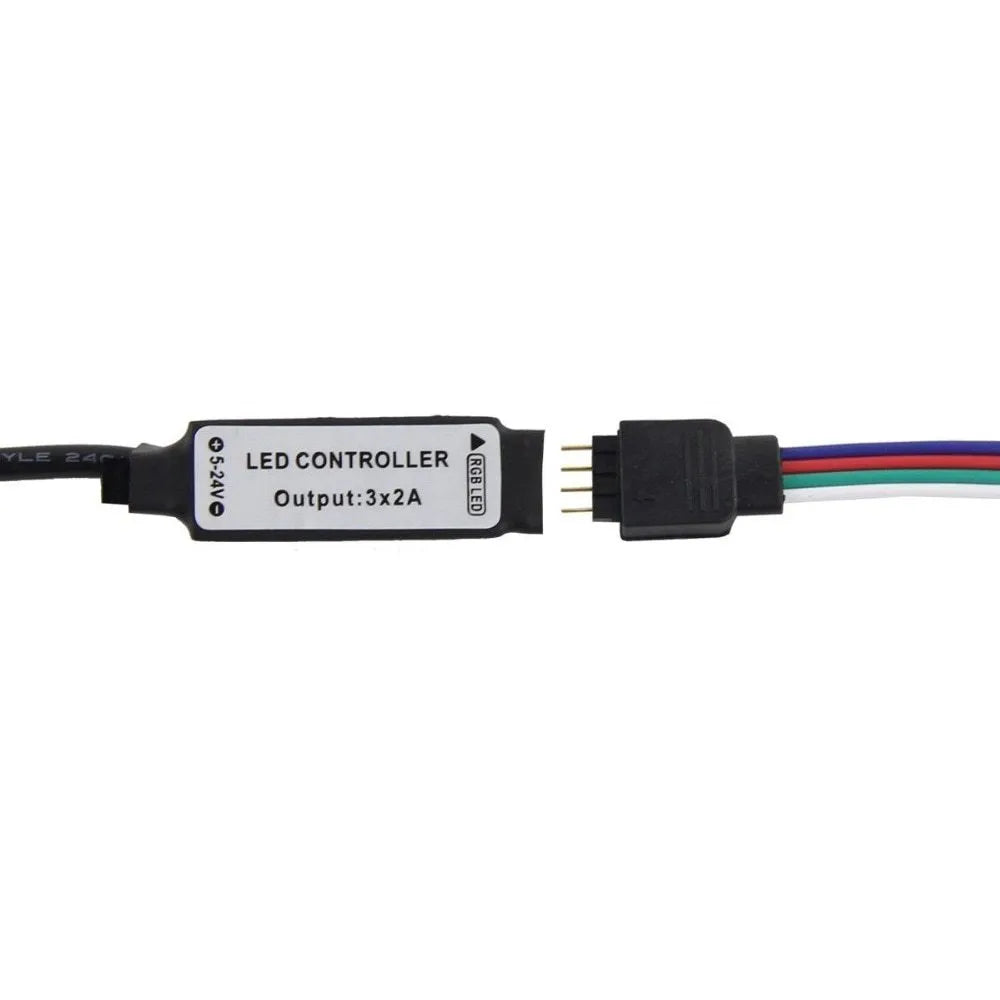 1-metre long flexible USB LED light strip showing multiple SMD5050 LEDs, with a connected 50cm USB cable.