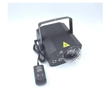 LED laser magic fan stage lighting equipment in black or white with remote control