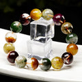 10mm ghost cornucopia crystal bracelet with ethnic style design and natural four seasons colours