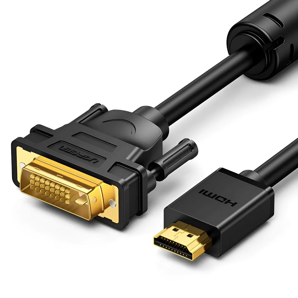 HDMI adapter cable for laptop to external display or projector showing length options