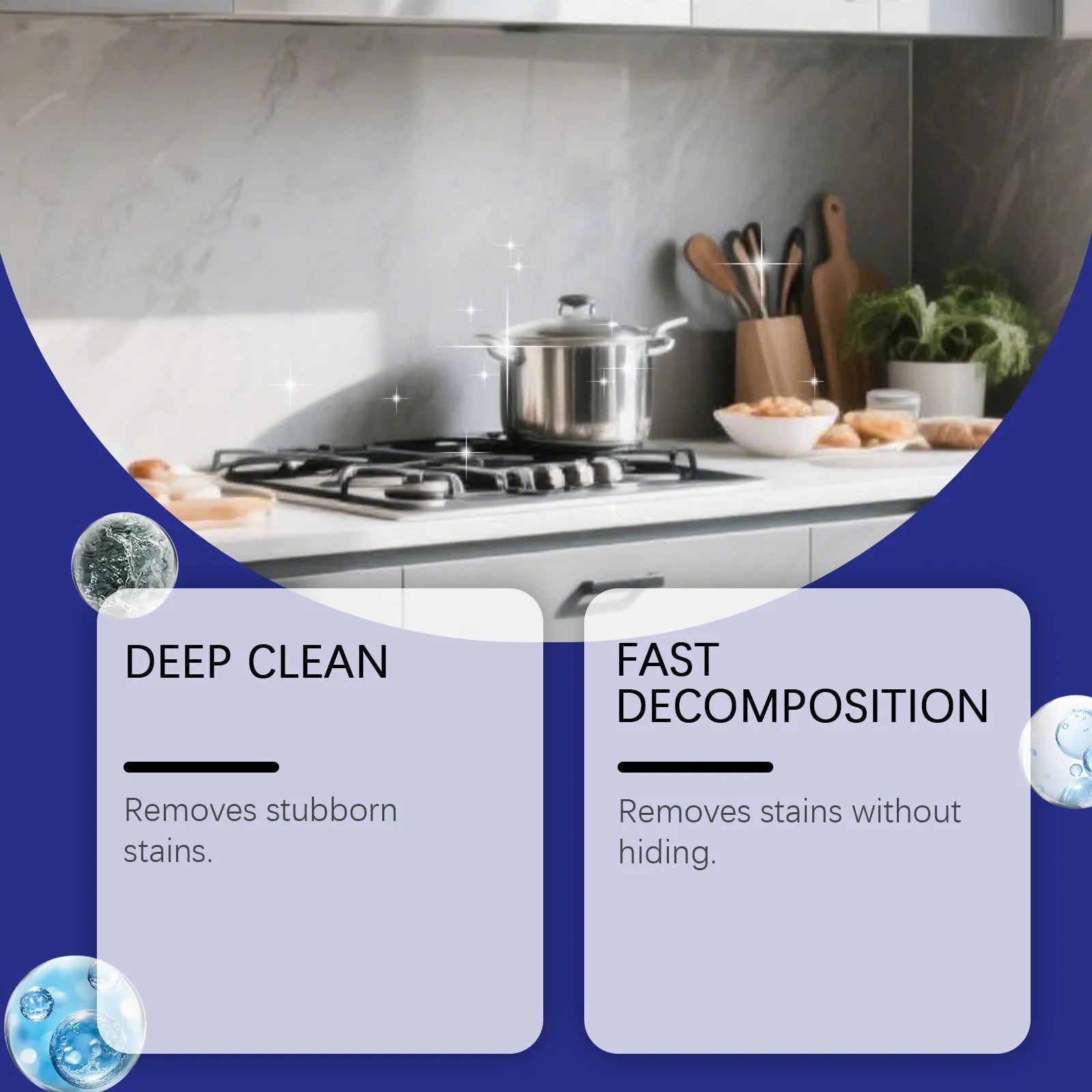 237ml household decontamination gel in container with gel formula for kitchen and bathroom cleaning