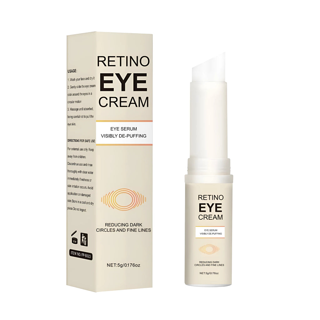 Small white jar containing 5g of eye cream for dark circles and hydration.