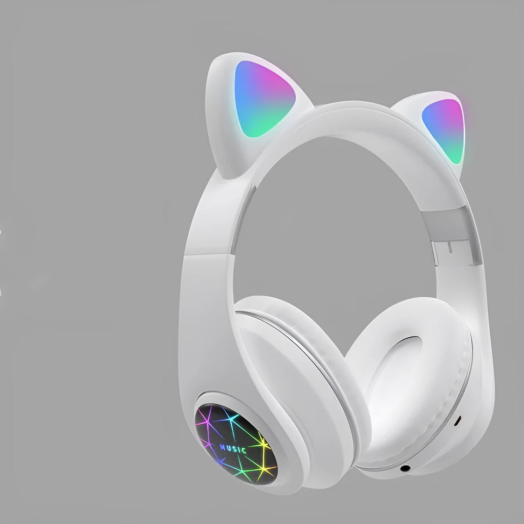 Cat ear wireless Bluetooth sports headset in six colour options