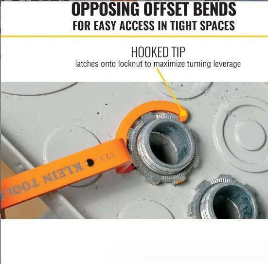 Crescent magnetic suction wrench catheter locking wrench kit three-piece set in orange, grey, and black colours