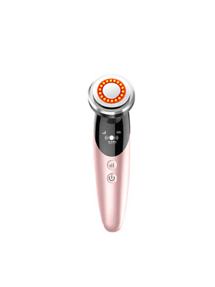 Beauty face washing instrument in white luxury colour with plastic and alloy body and charging cable