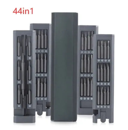 49-in-1 magnetic screwdriver set with cross and flathead bits for mobile phone repair