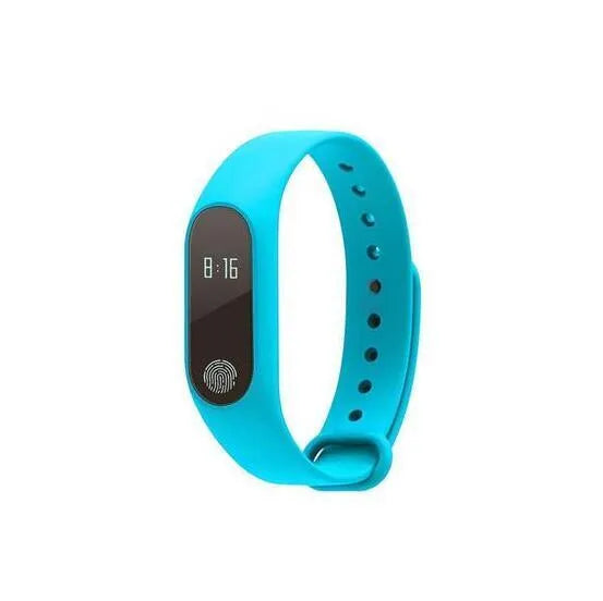 Motion intelligent hand ring fitness tracker watch in six colour options with heart rate monitor display