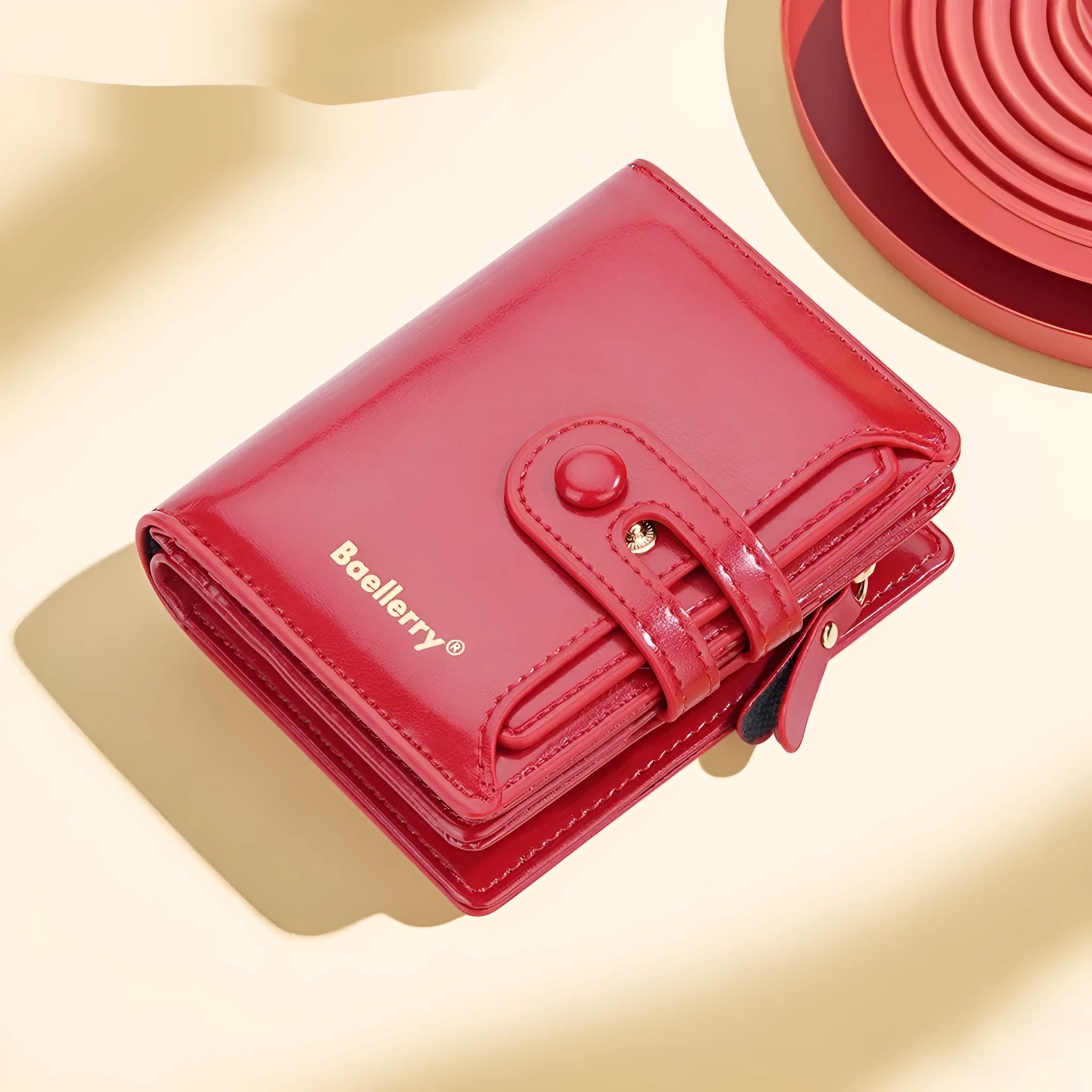 Women's PU leather card holder wallet in multiple colour options with polyester lining