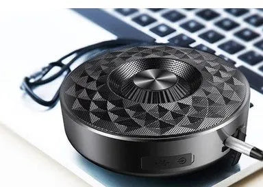 Mini Bluetooth wireless speaker in black, orange, or silvery white colours