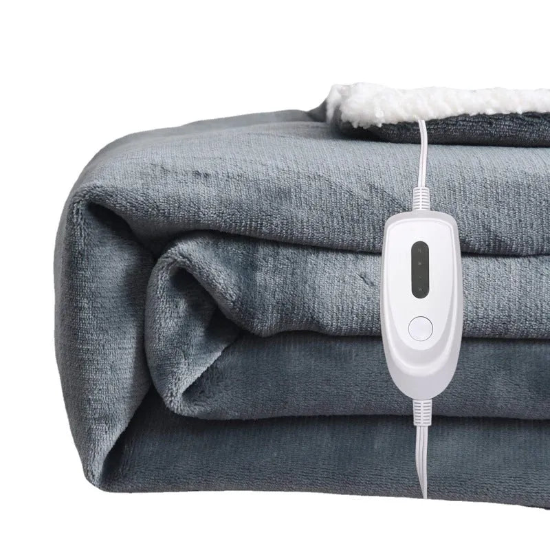 USB electric heating blanket in grey, brown or white colours measuring 70cm by 100cm