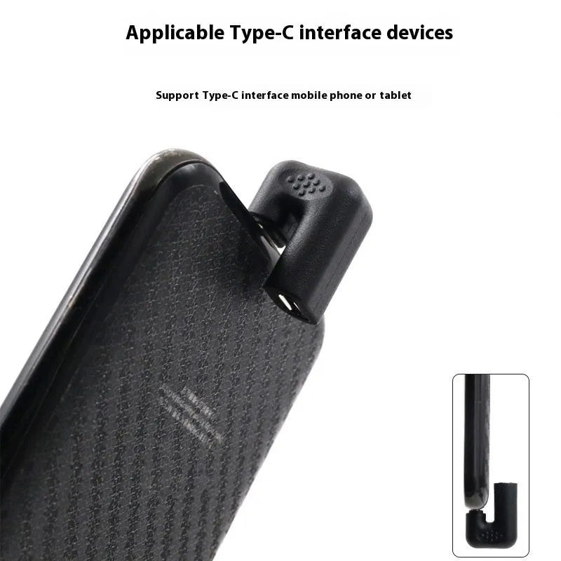 15cm USB male to female extension cable adapter with plastic U-bend housing