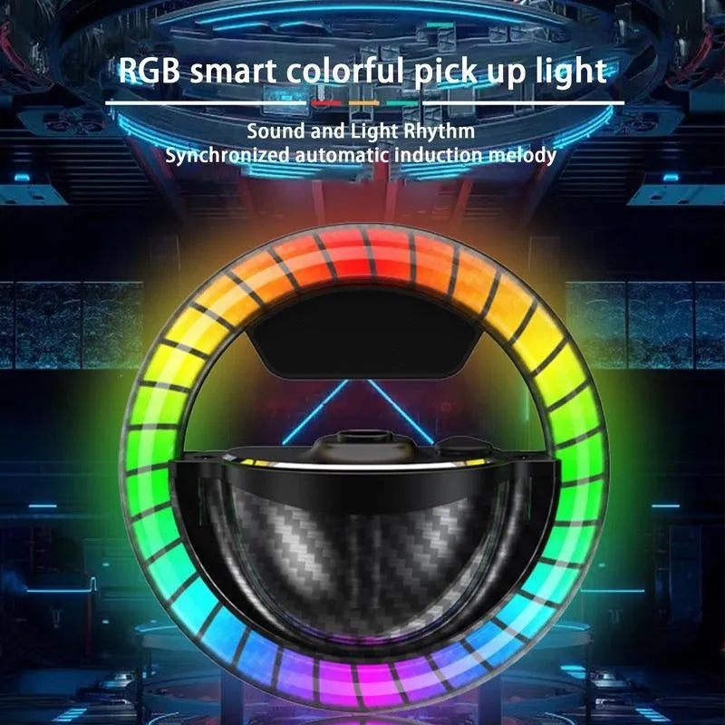 Black or pink phantom LED aromatherapy rhythm lamp with round diffuser seat and USB charging
