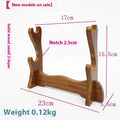 Handmade Chinese style wooden multi-layer bracket shelf in tiered configuration
