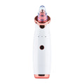 Electric blackhead remover tool with vacuum suction and multiple nozzle attachments