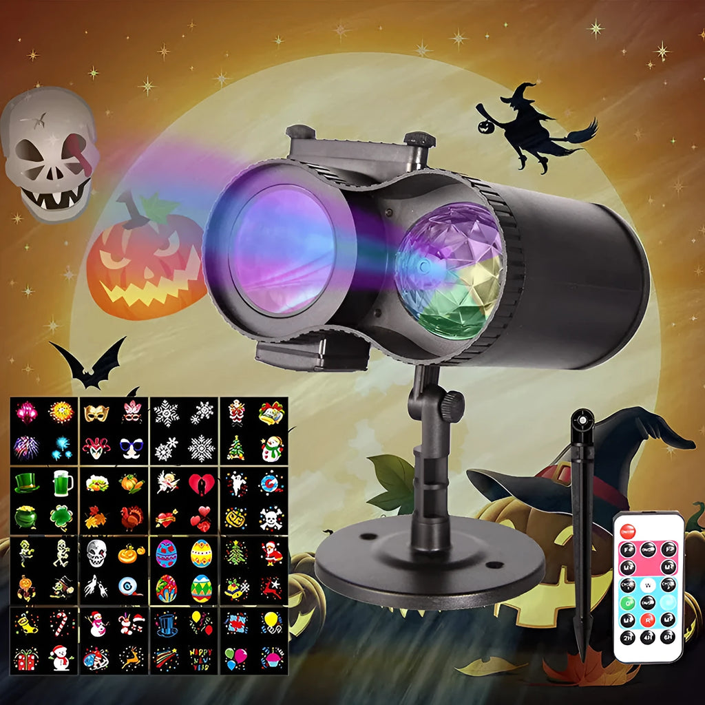 Outdoor waterproof double tube animated water pattern LED garden light with colour cards.