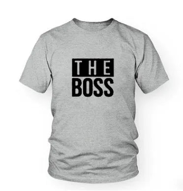 Plain loose fit round neck men's T-shirt on a hanger, front and back view, for DIY custom printing.