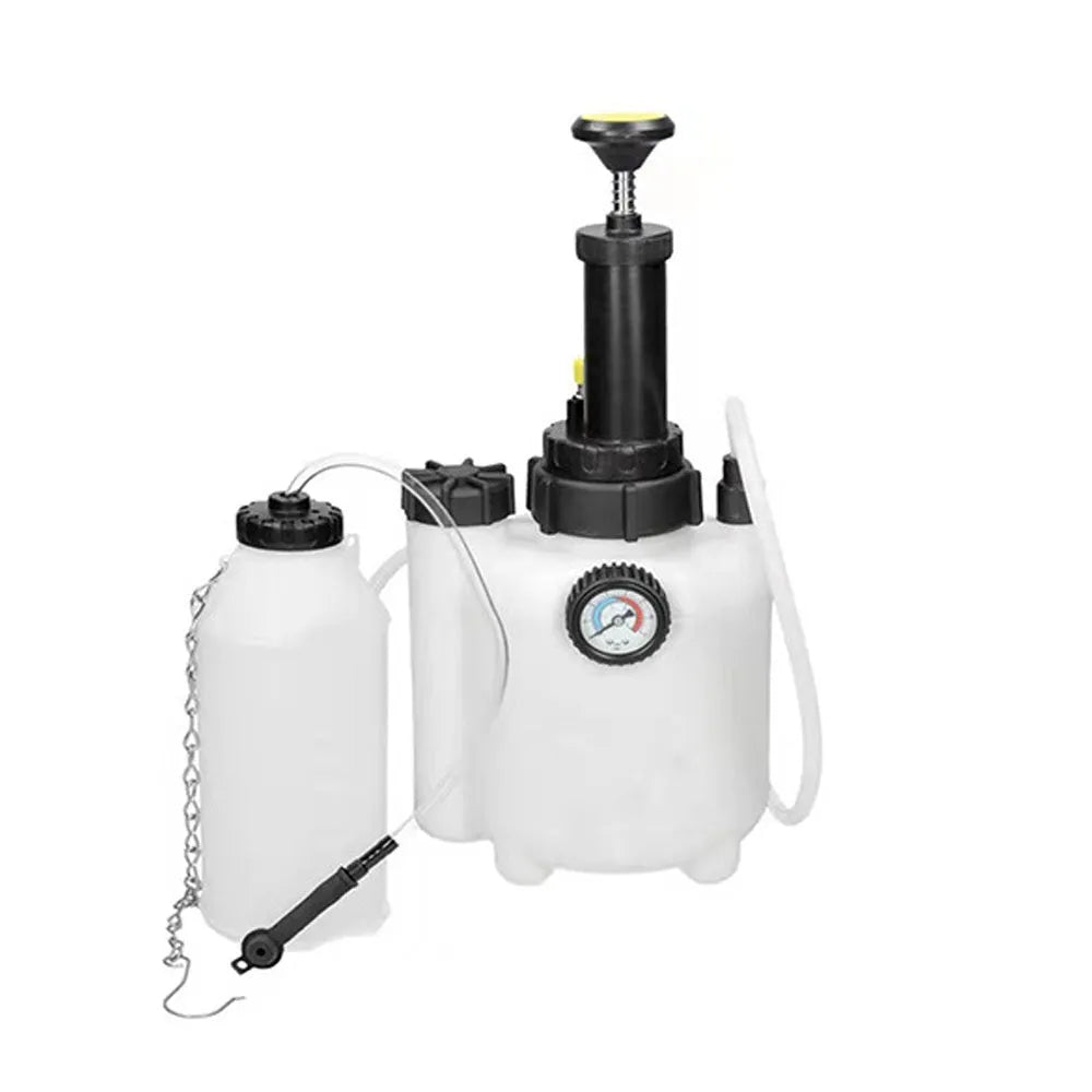 3-litre white brake oil tank replacement tool for automotive fluid changing systems.