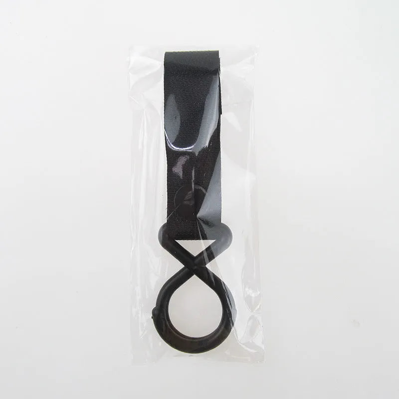 A nylon luggage Velcro hook in one of 18 available colours, shown in independent OPP packaging.