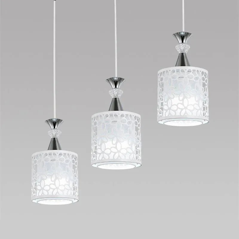 Restaurant droplight LED pendant lamp with aluminium alloy lampshade and adjustable height