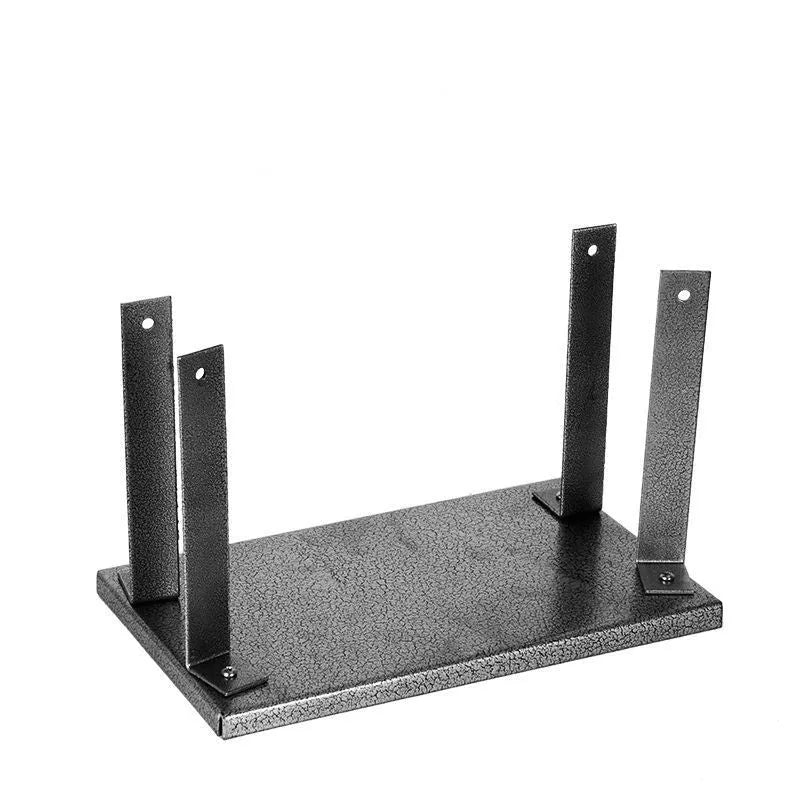 Black iron electric planer flip chip bracket accessory measuring 285mm for woodworking tools