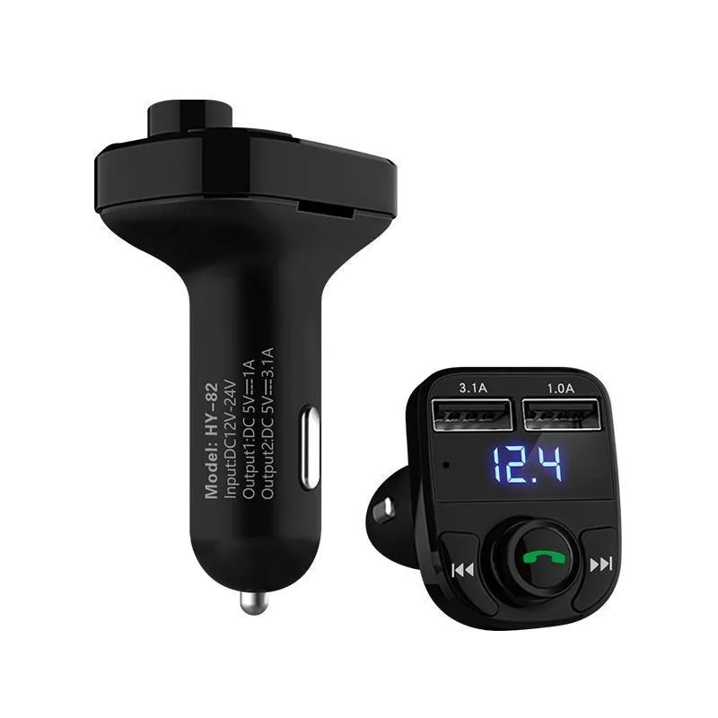 HY82 car MP3 player unit for cigarette lighter socket with Bluetooth and USB connectivity