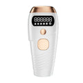 Women IPL painless hair removal device 500,000 flashes with 5 energy levels for bikini armpit leg and arm hair removal in green and white