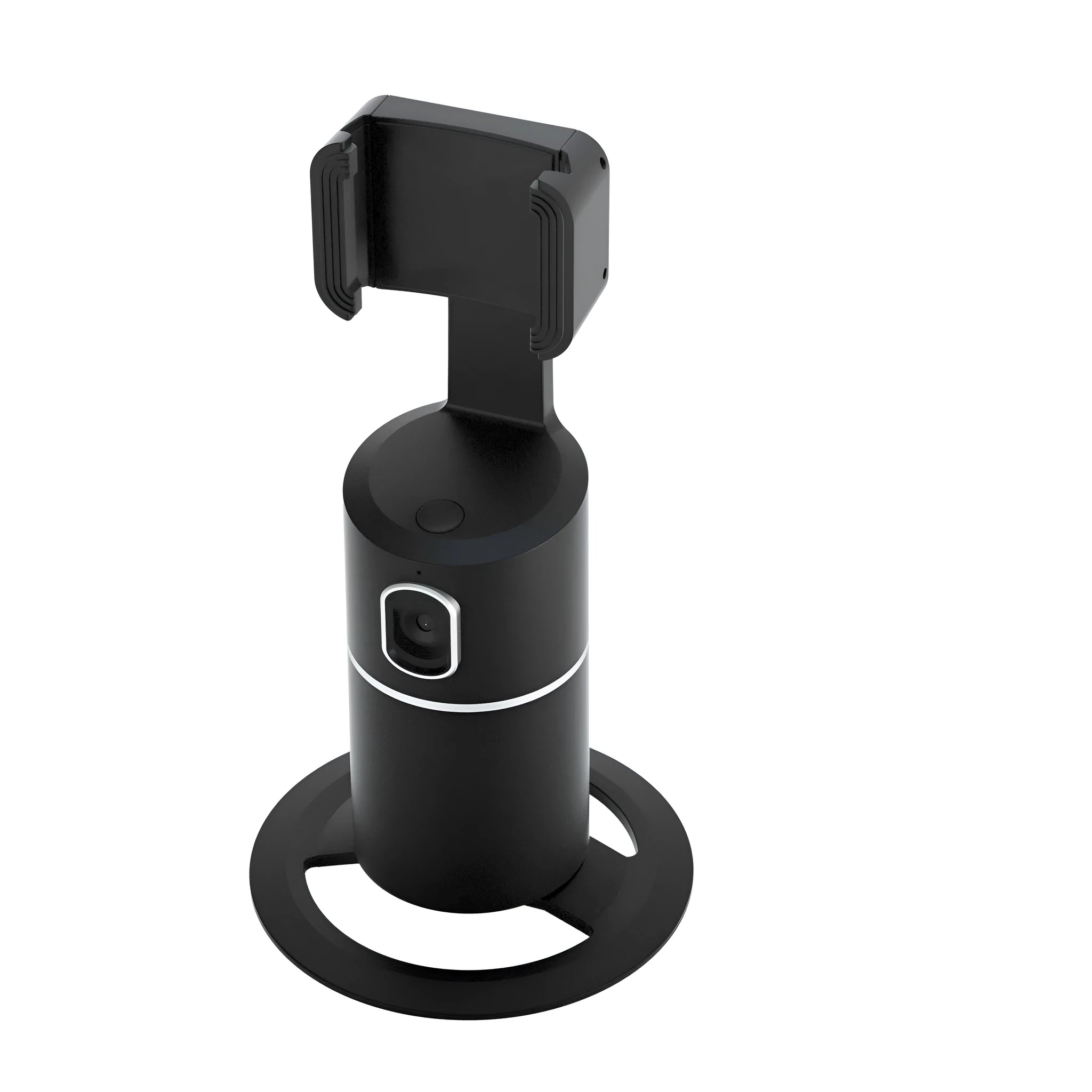 360-degree smart tracking gimbal stabilizer for mobile phones in black, pink or white