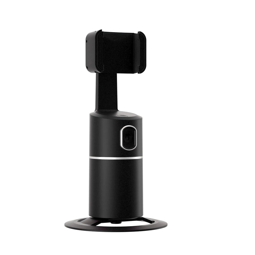 360-degree smart tracking gimbal stabilizer for mobile phones in black, pink or white