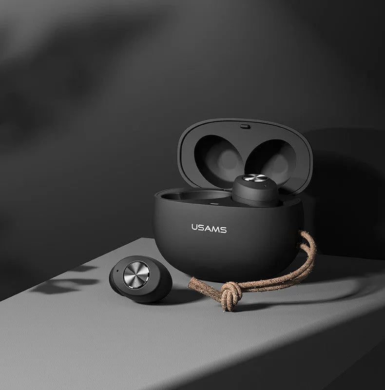 Wireless Bluetooth mini TWS binaural headphones pebble series with charging case