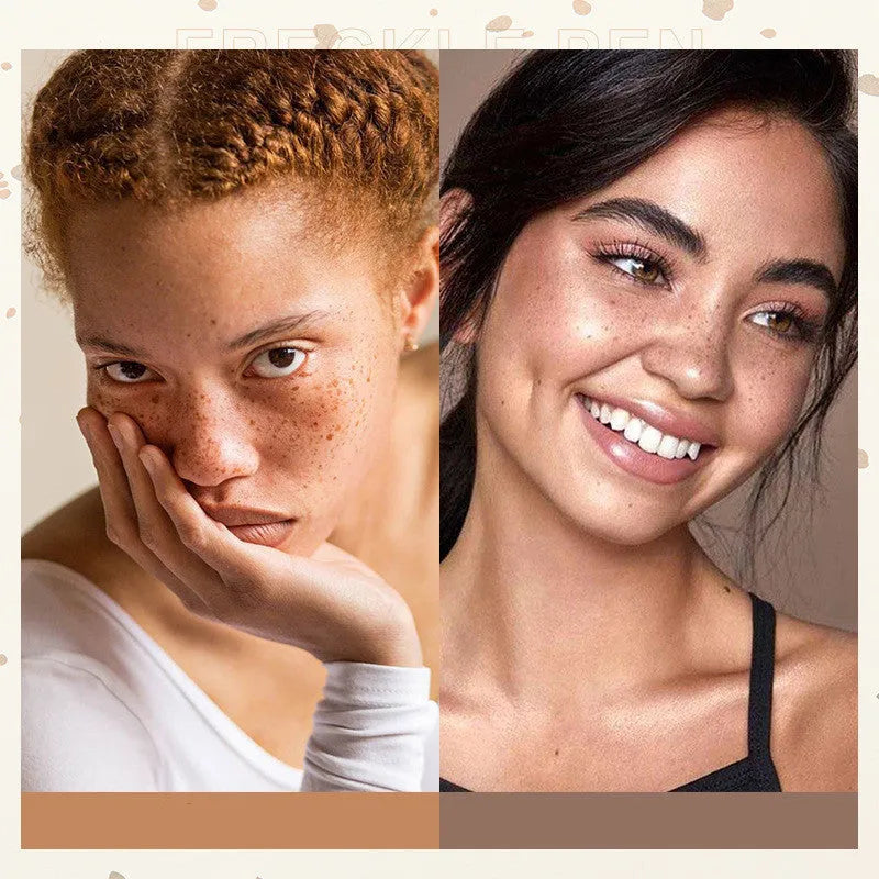 Natural Freckle Pen faux freckles makeup tool in brown for temporary face freckles