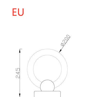 Wooden circular chandelier with acrylic shade in Nordic style design for living room or dining room