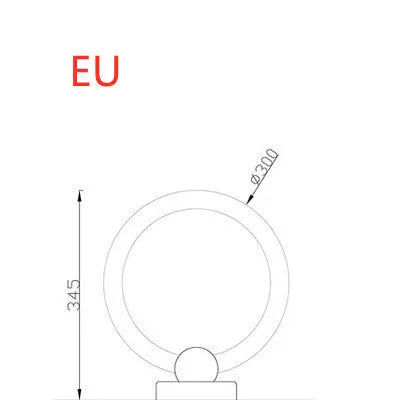 Wooden circular chandelier with acrylic shade in Nordic style design for living room or dining room