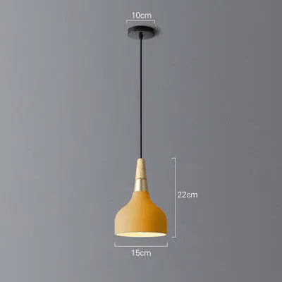 Three-headed small chandelier macaron light luxury style for dining room and corridor 150x200mm black finish