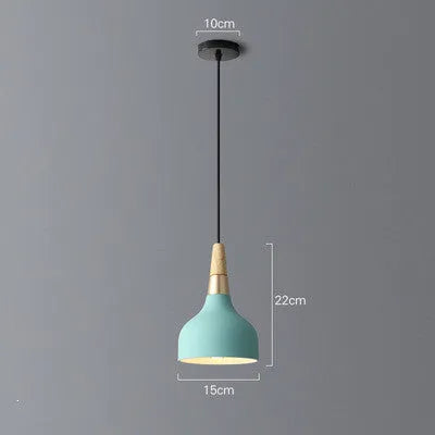 Three-headed small chandelier macaron light luxury style for dining room and corridor 150x200mm black finish