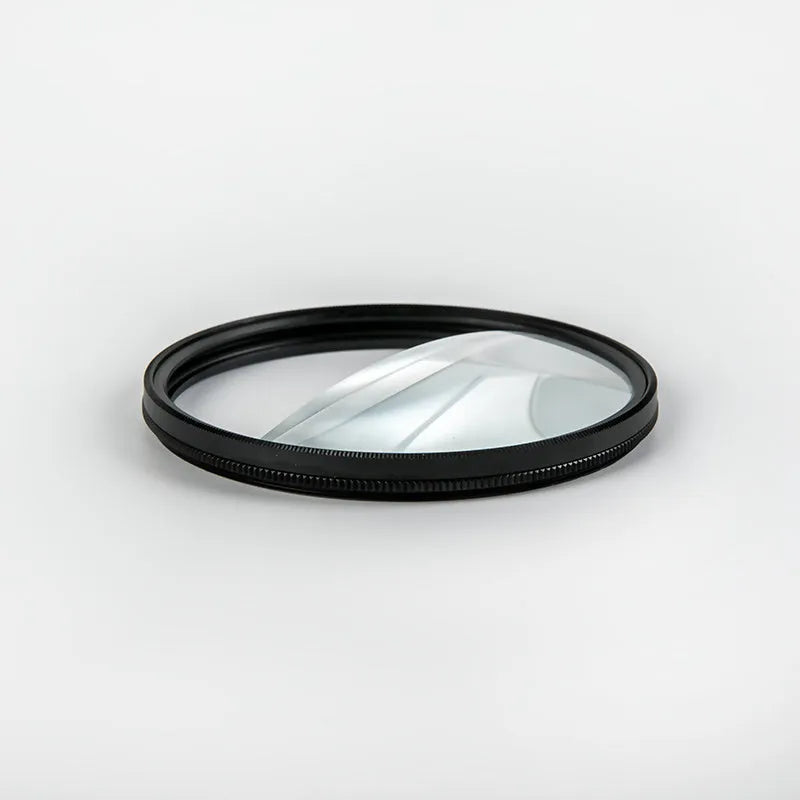 77mm half moon mirror SLR filter with rotatable ring for creative photography effects
