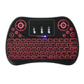Mini touch keyboard with seven-color backlight and 2.4G wireless USB interface