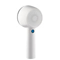 White rechargeable clothes shaver for removing pills from jerseys with 3W motor and compact design