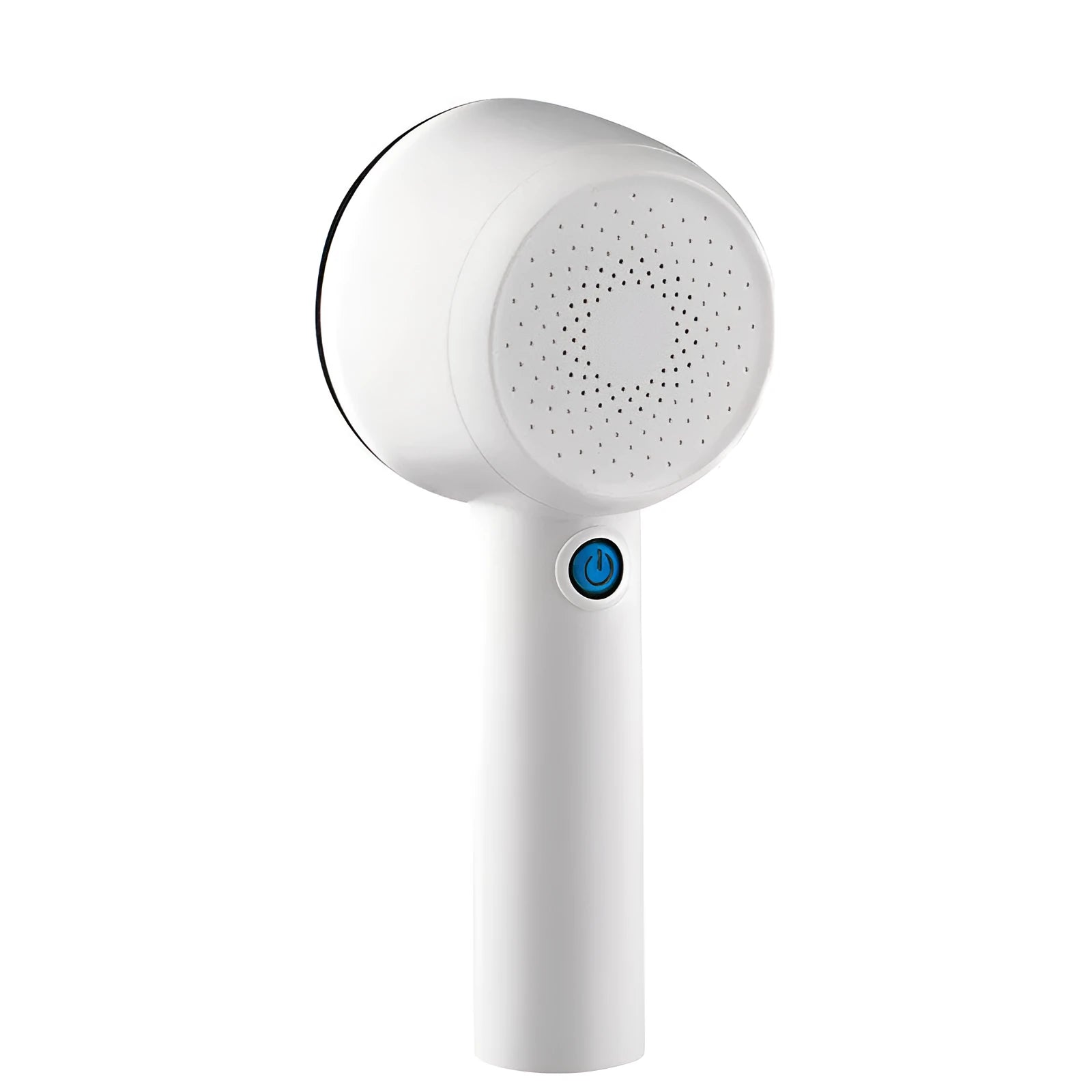 White rechargeable clothes shaver for removing pills from jerseys with 3W motor and compact design