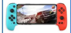 Cytec wireless Bluetooth telescopic game controller extended to hold a mobile phone