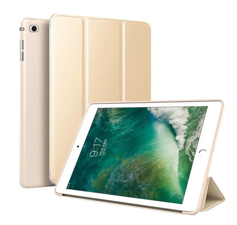 iPad protective silicone sleeve with built-in stand in multiple colours