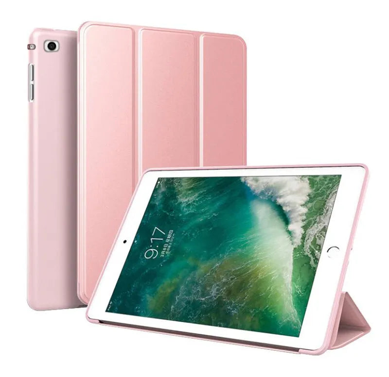 iPad protective silicone sleeve with built-in stand in multiple colours