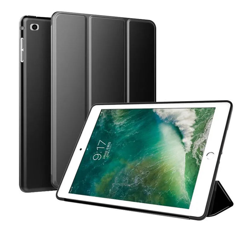 iPad protective silicone sleeve with built-in stand in multiple colours
