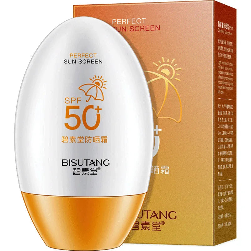 Bisutang SPF50 sunscreen 55ml white tube for face and body moisturising non-greasy