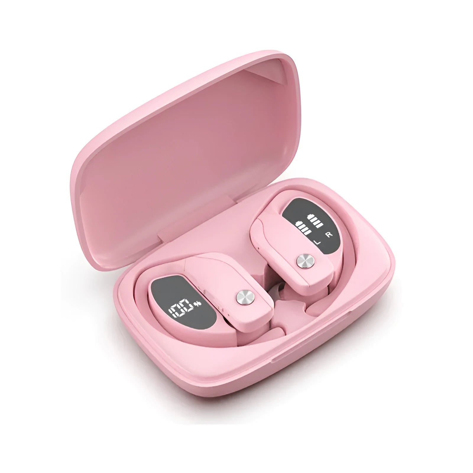 NVAHVA Bluetooth wireless earbuds in black with hanging ear design for sport true wireless stereo