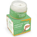 50g pot of vein cream with natural ingredients for varicose vein relief