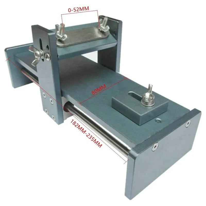 Aluminium alloy fixed angle sharpener tool for woodworking chisels and planers