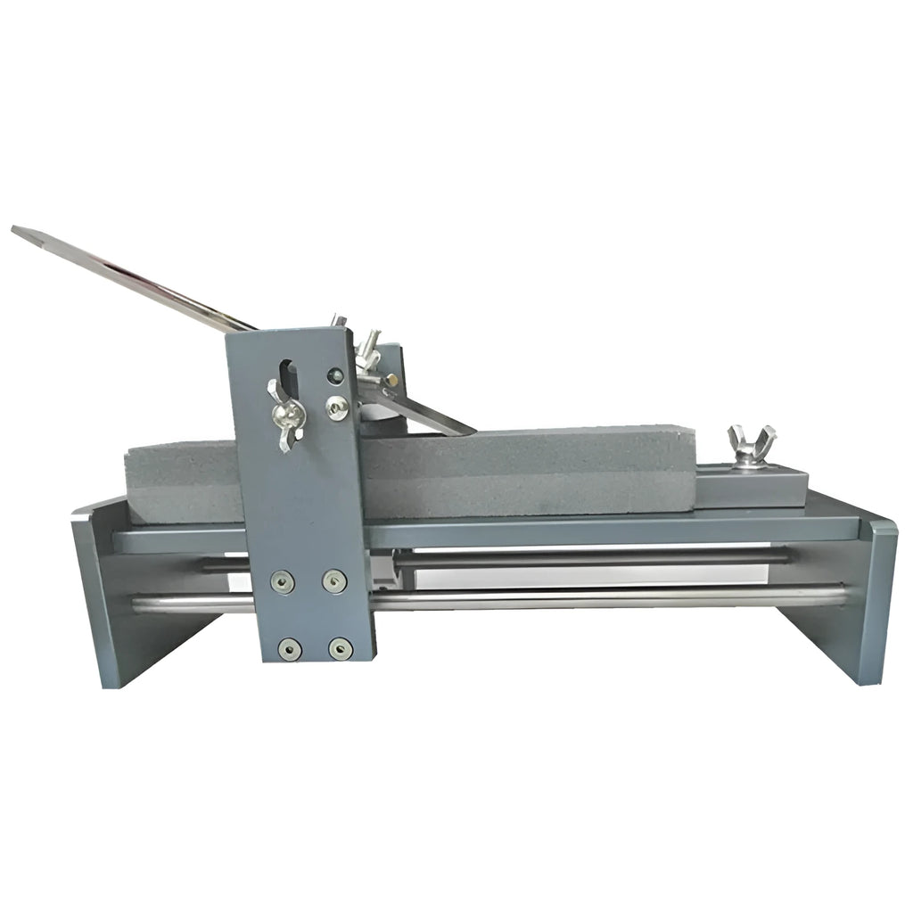 Aluminium alloy fixed angle sharpener tool for woodworking chisels and planers
