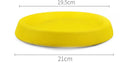 Yellow EVA plastic dog throwing toy for training and bonding activities