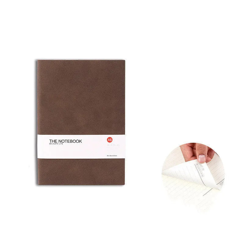 Simple solid colour notebook with thickened pages in multiple size options